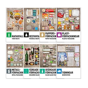 Skyltpaket A3 med bild